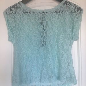 Transparent Lace Top